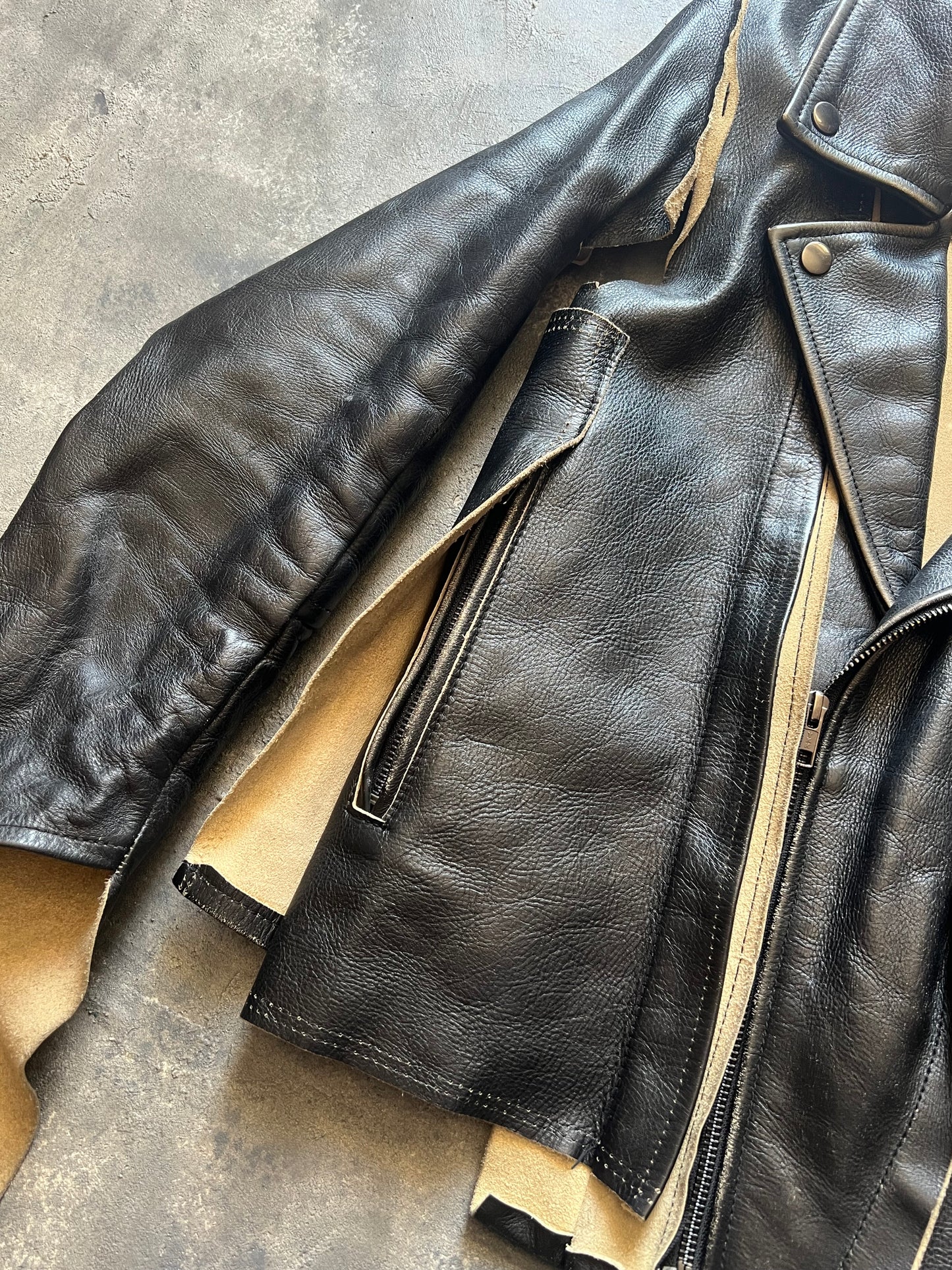 2012’ Maison Margiela X H&M Leather Jacket (M)