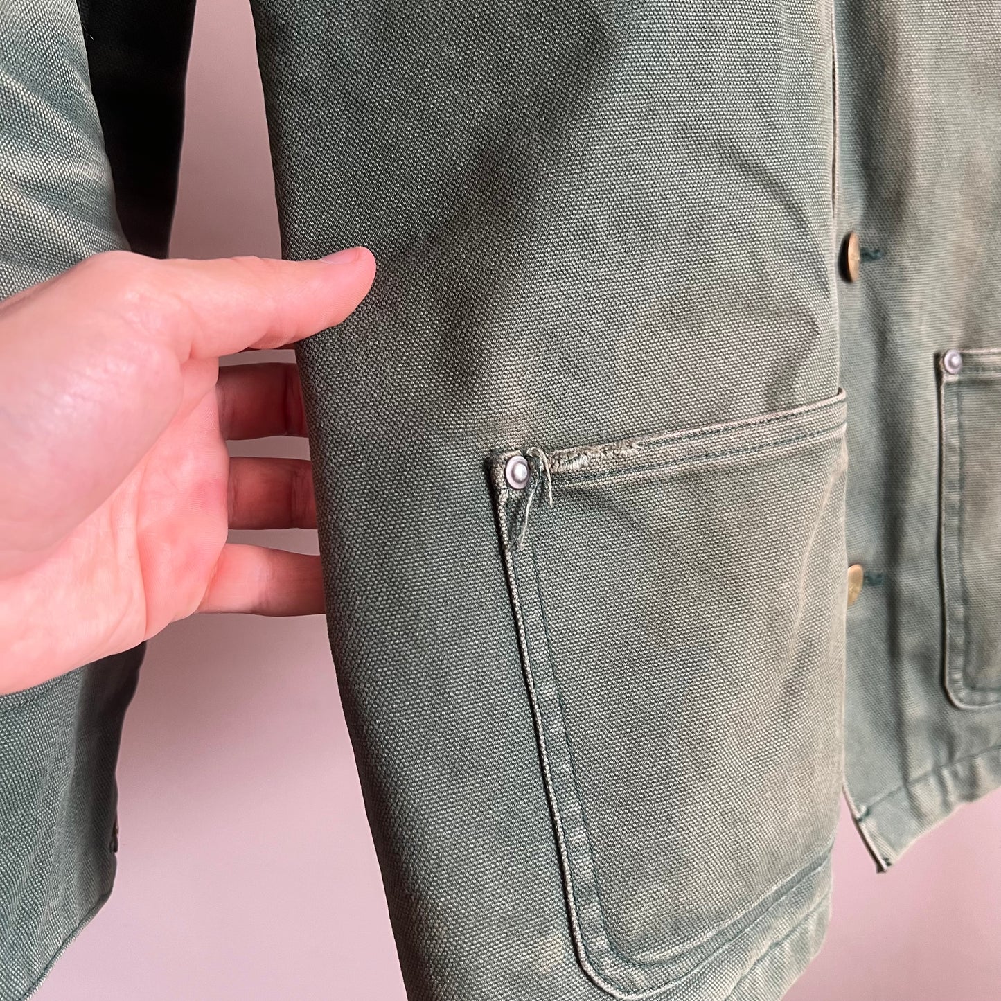 2000’ Carhartt Natural Fade Canvas Jacket (S)