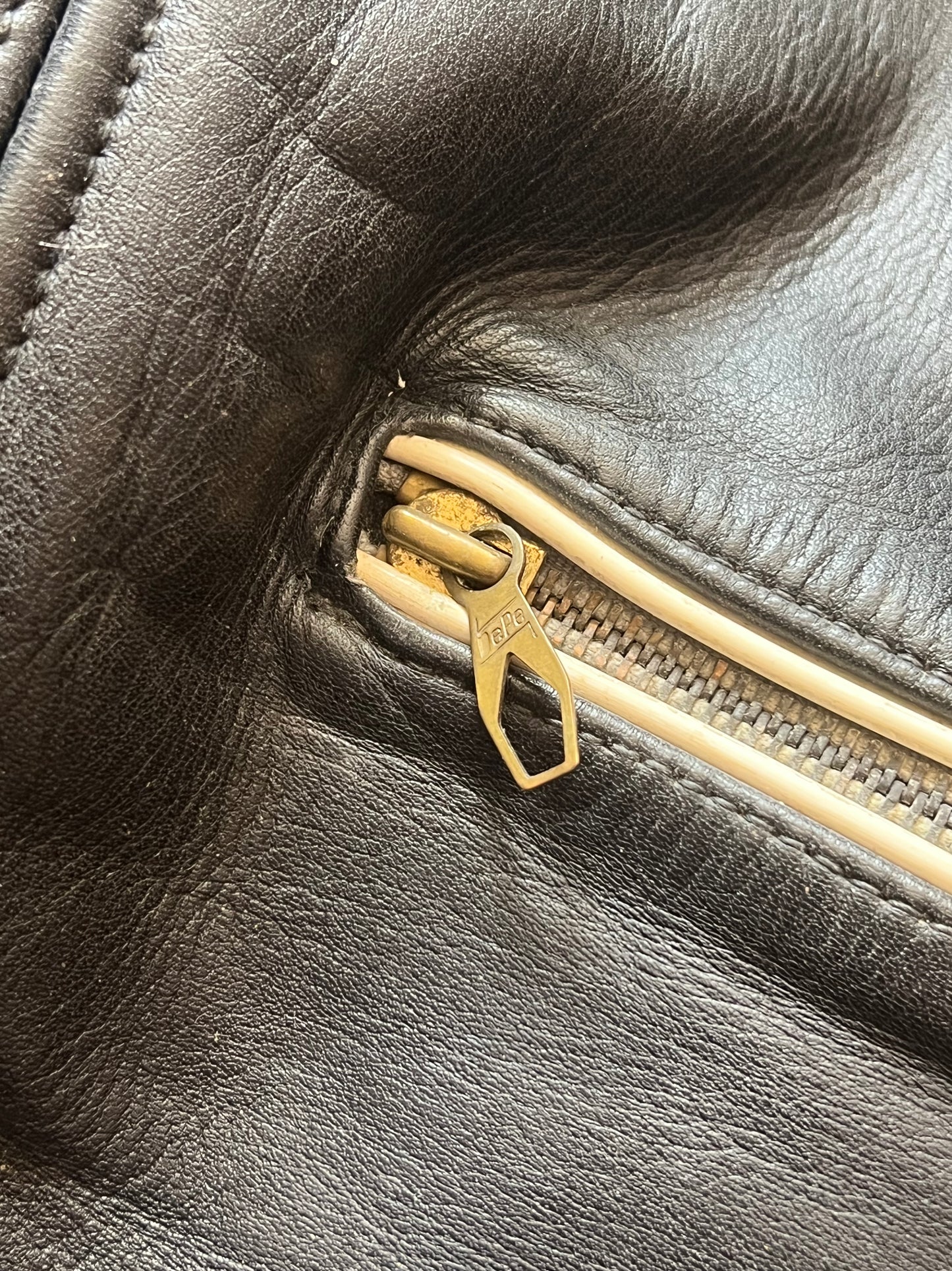 1950’ Biker Leather Jacket (M)