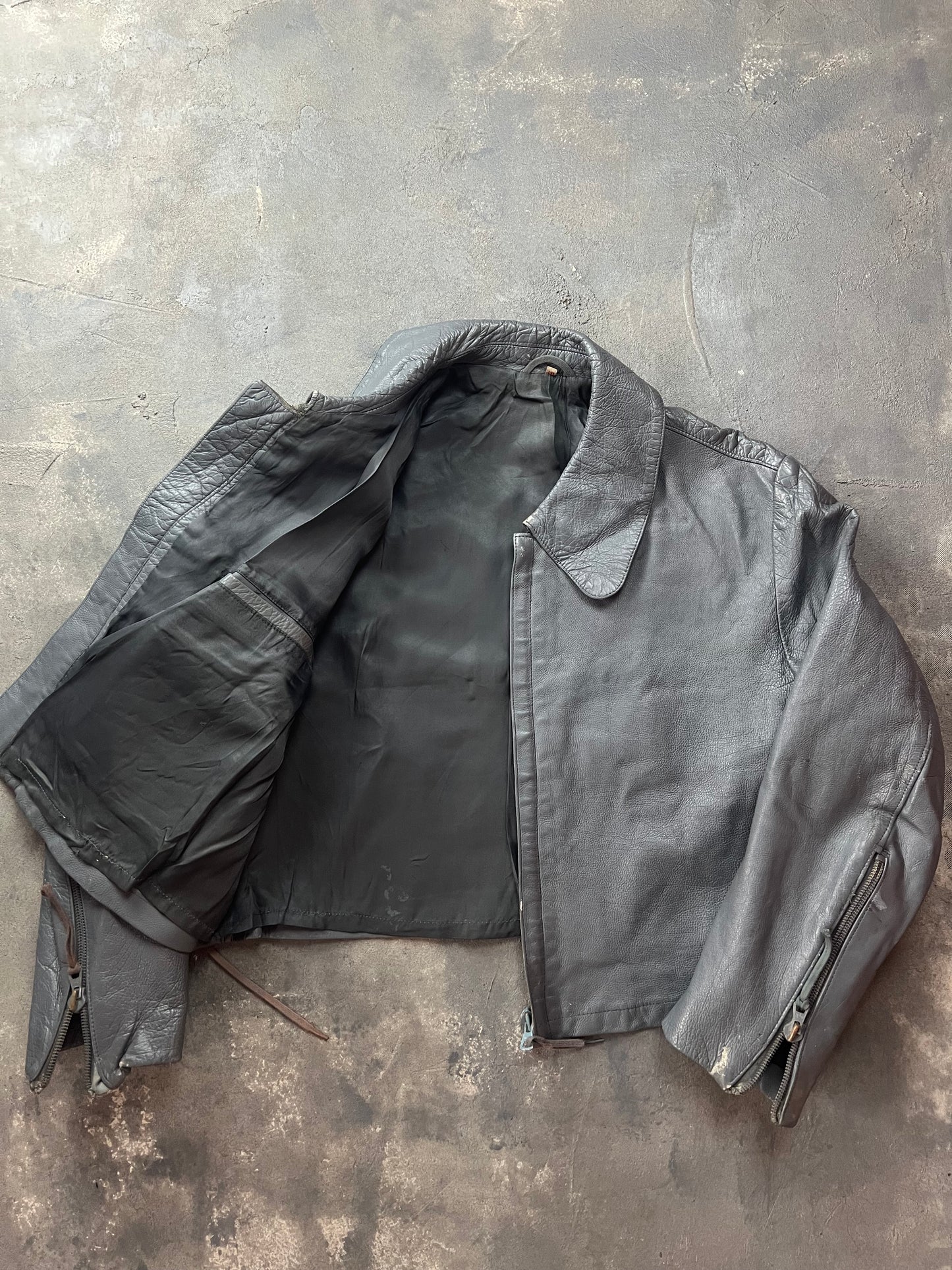 1966’ German U-boat Leather Jacket (S)
