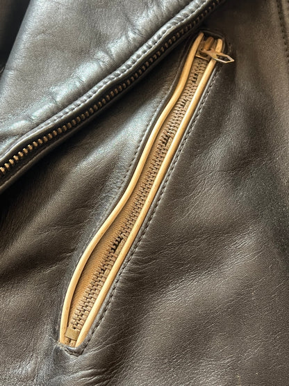 1950’ Biker Leather Jacket (M)