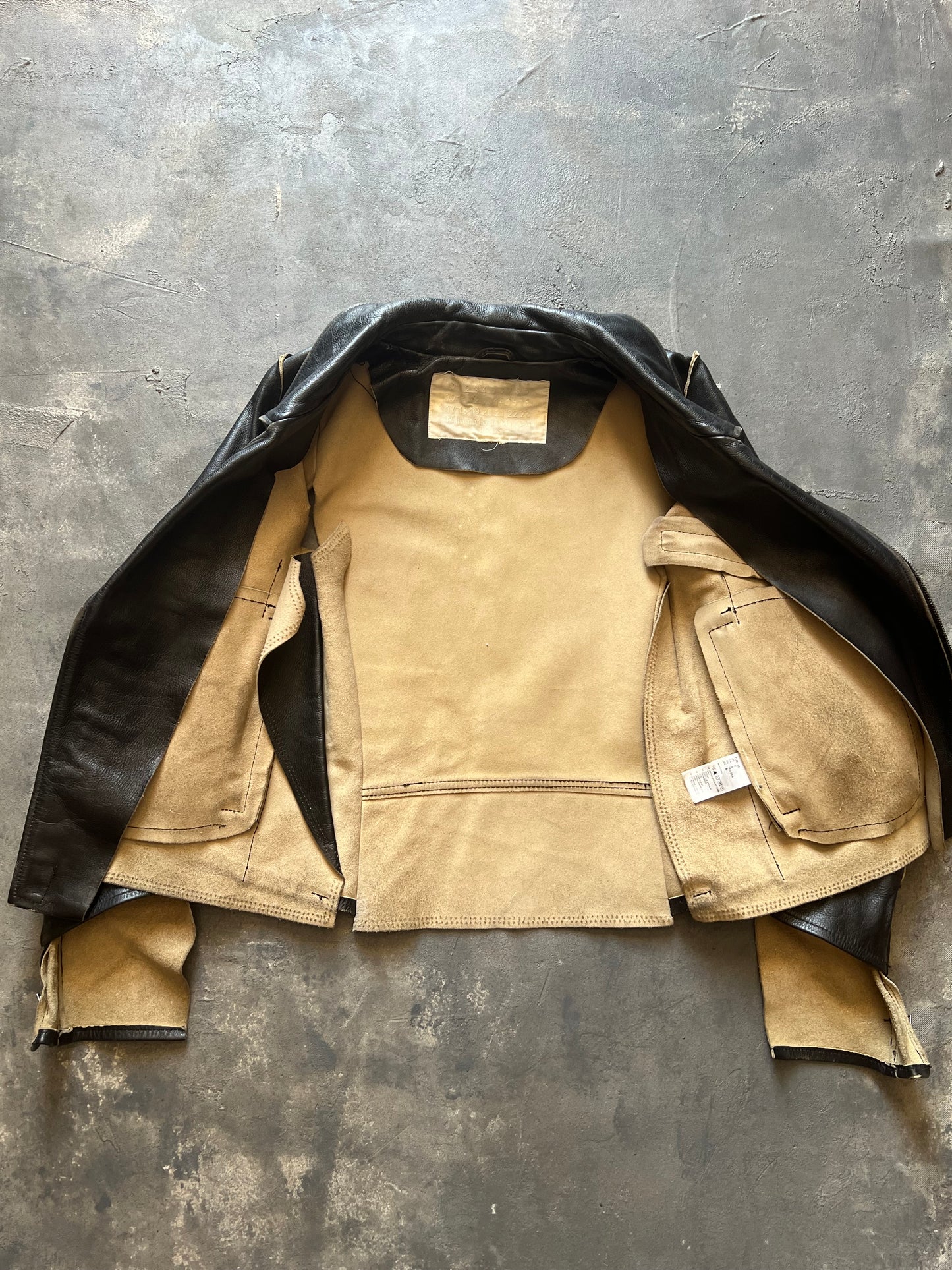 2012’ Maison Margiela X H&M Leather Jacket (M)
