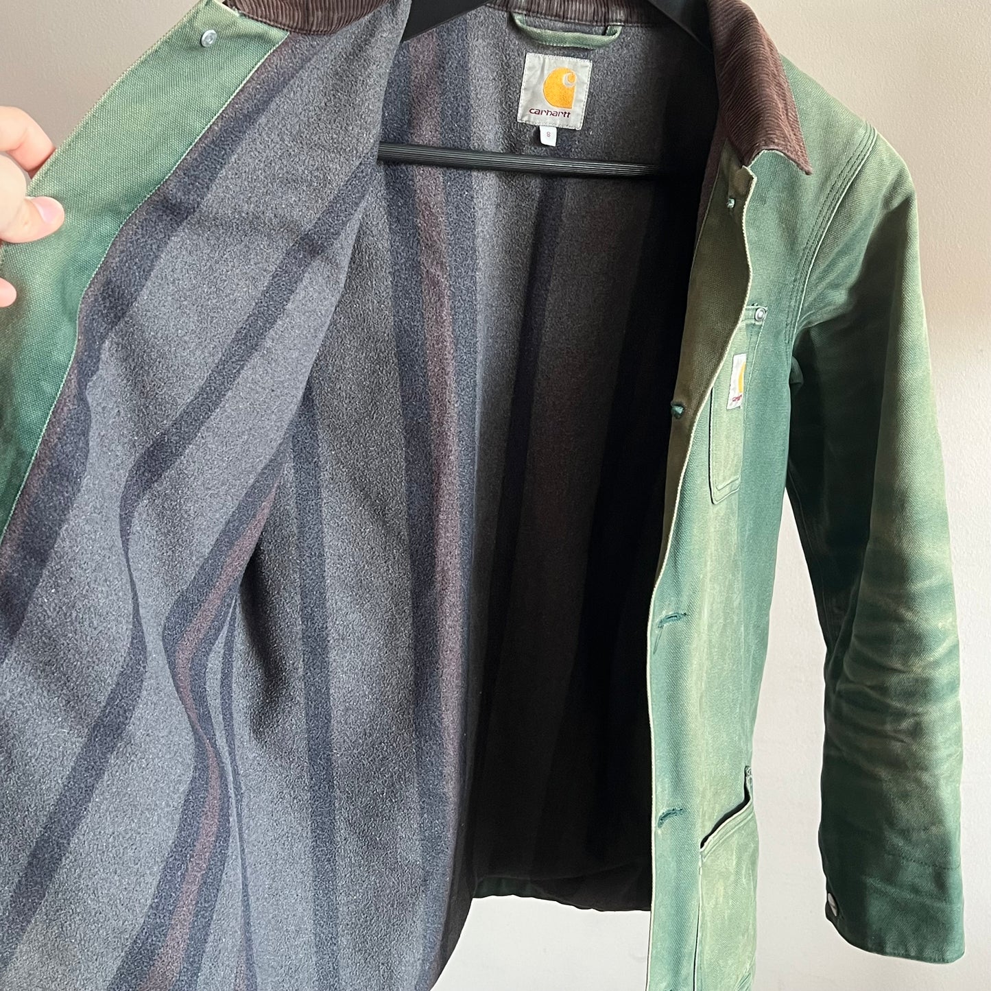 2000’ Carhartt Natural Fade Canvas Jacket (S)