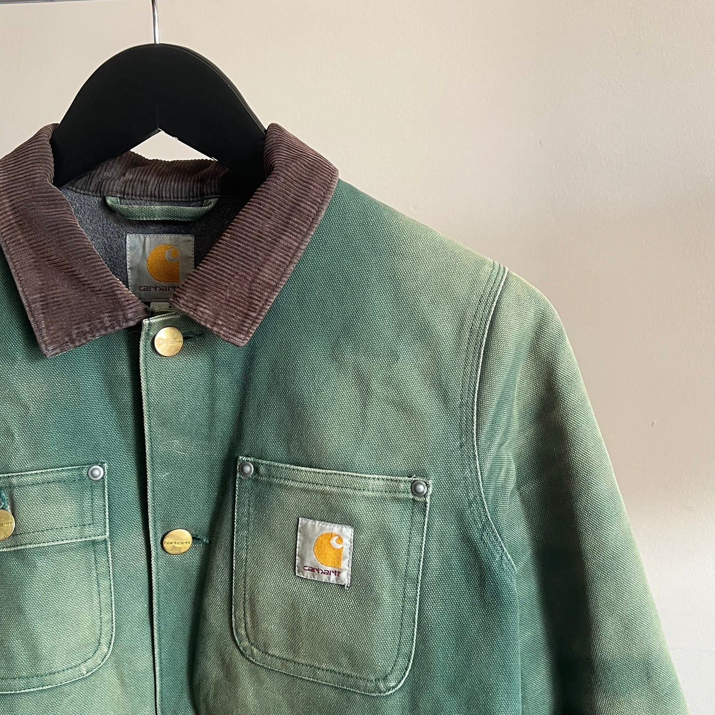 2000’ Carhartt Natural Fade Canvas Jacket (S)
