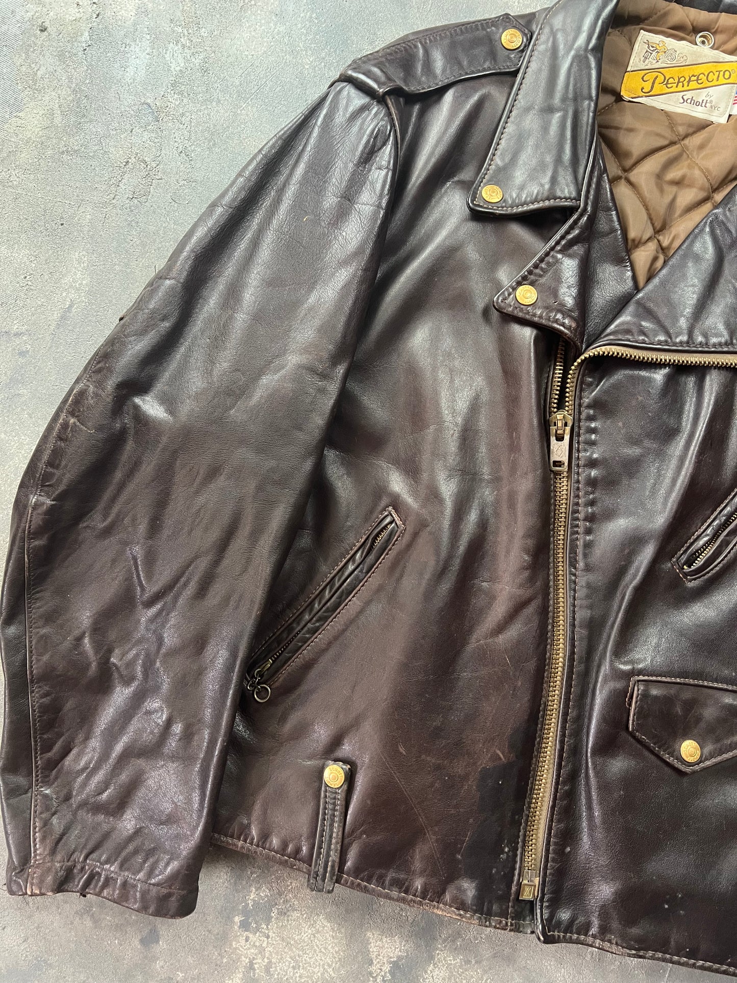 90’s Schott Perfecto 115 Made in USA [Size: XL]