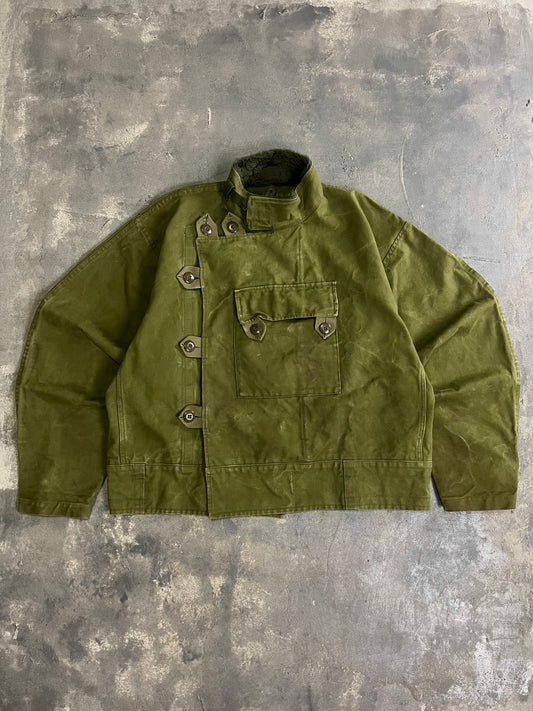 1960’ Swedish Army Motorcycle Canvas Jacket (L)
