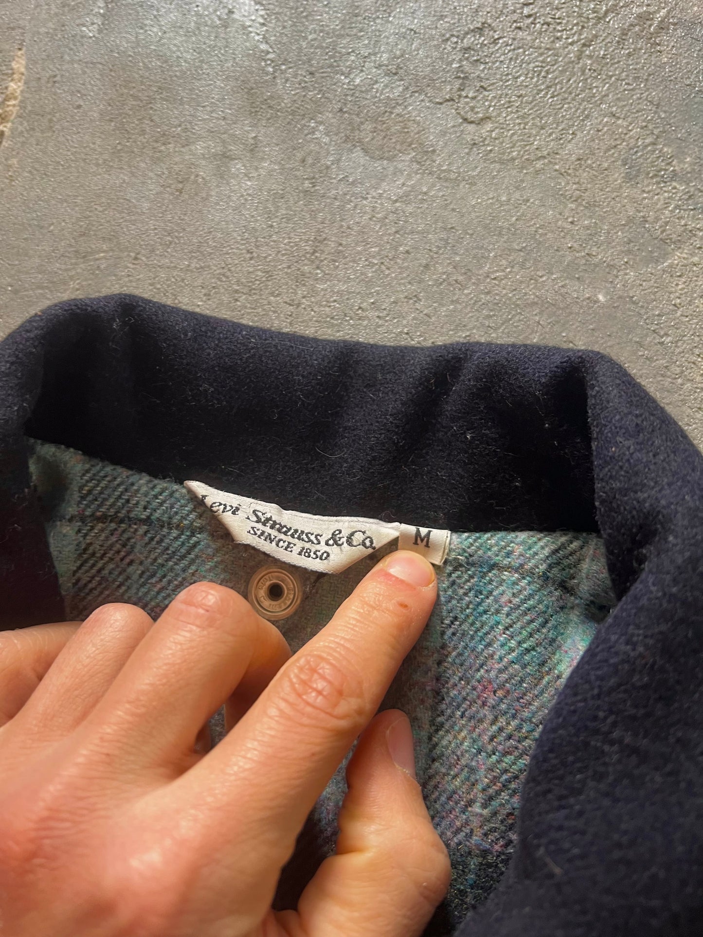 1990' Levi Strauss Wool Fireman Jacket (M)