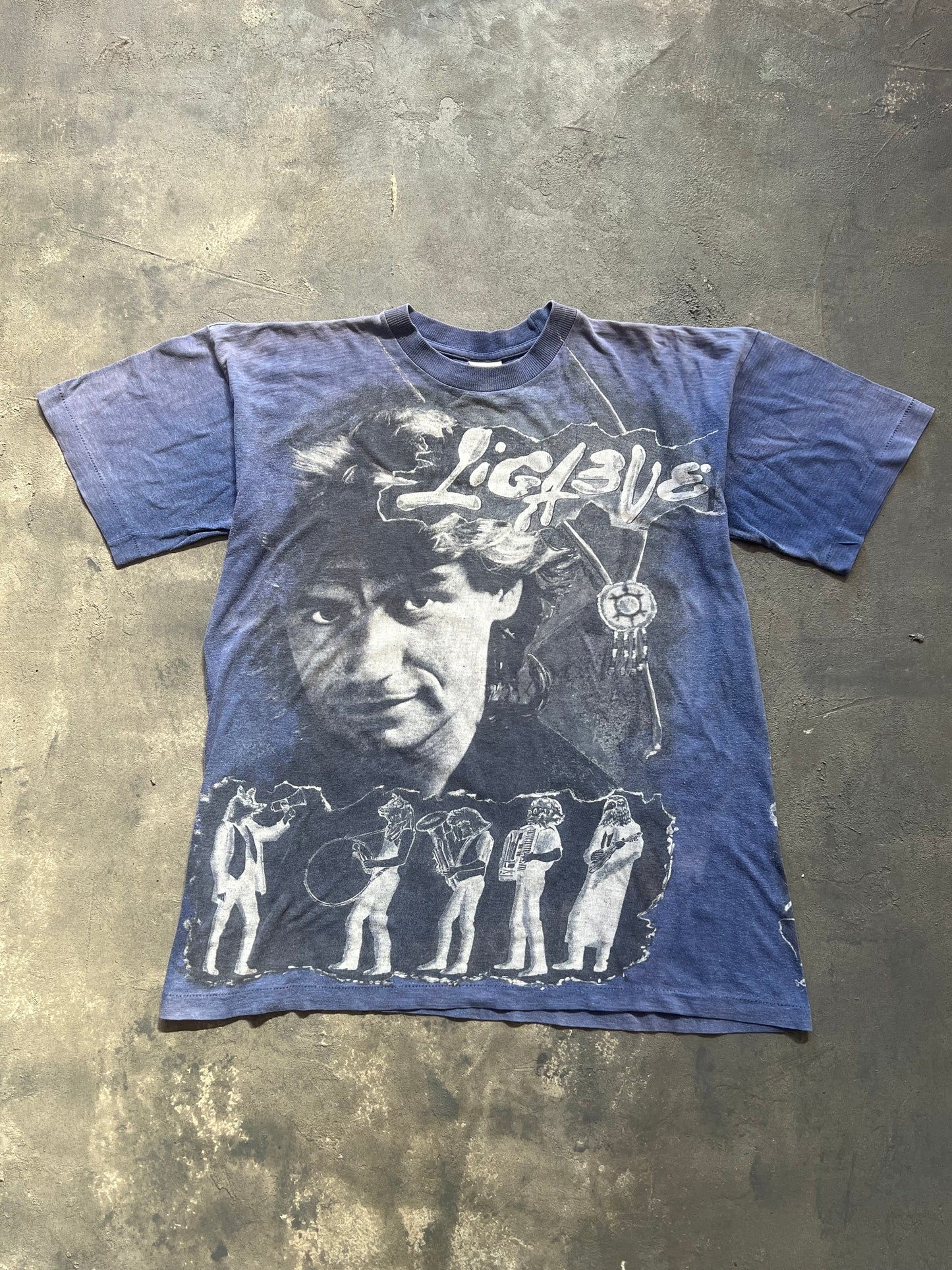 1990’ Ligabue Single Stich Tee Natural Fade (M)