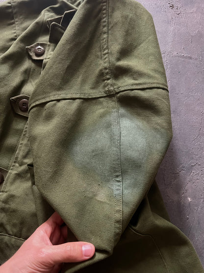 1960’ Swedish Army Motorcycle Canvas Jacket (L)