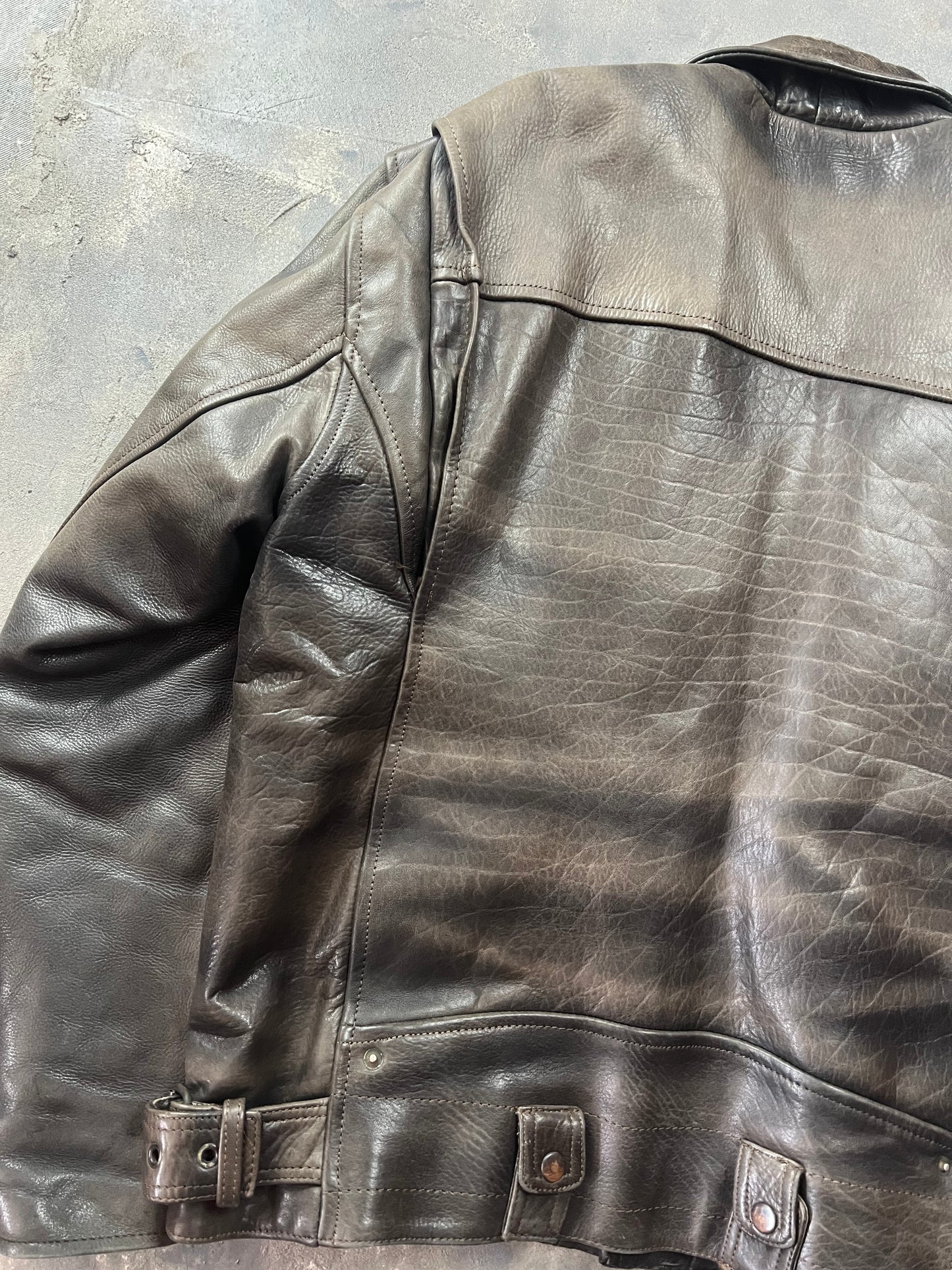90’s Panther Leather Jacket [Size: XL]