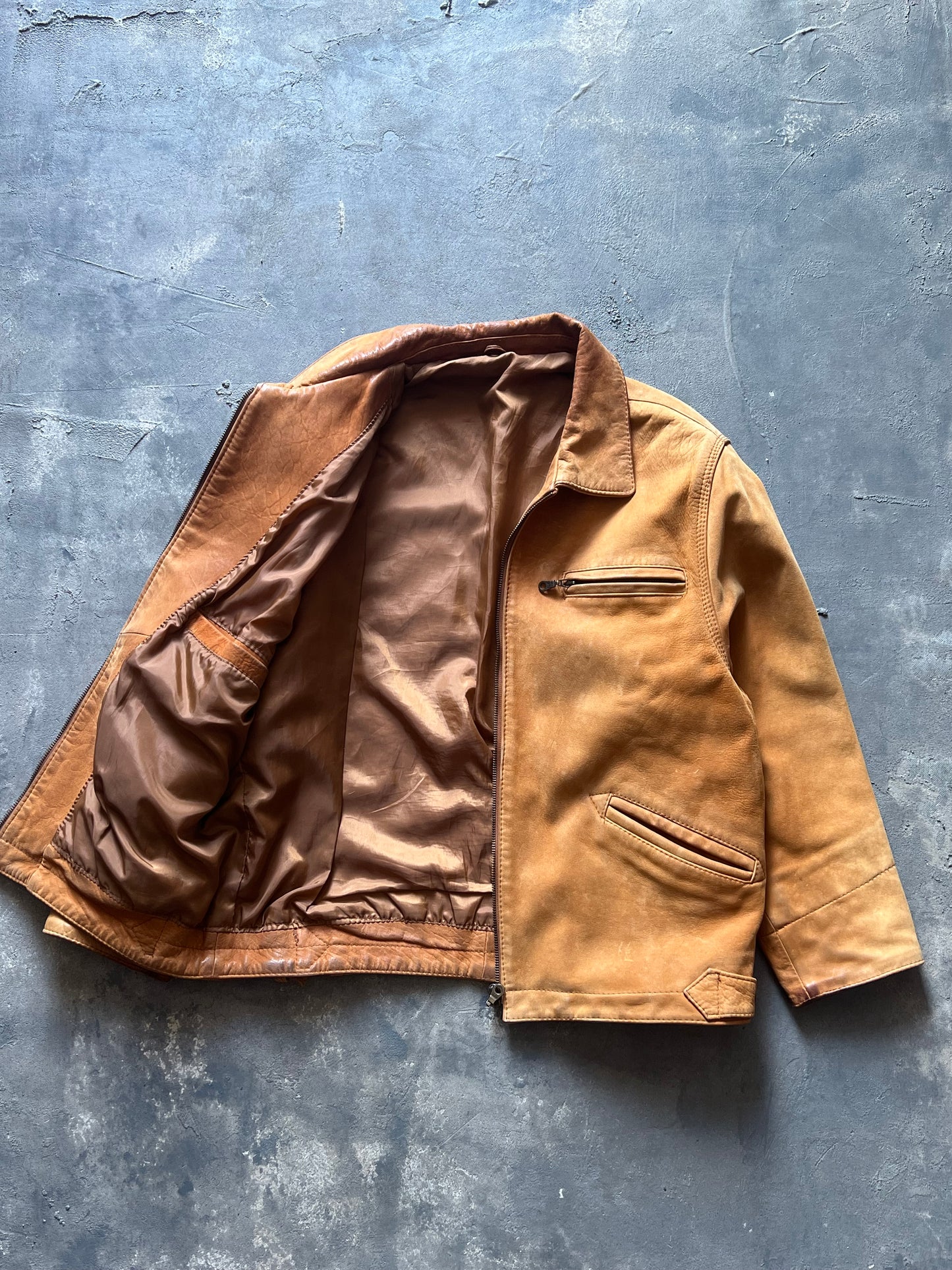 1980’ Vintage Leather Jacket (S)