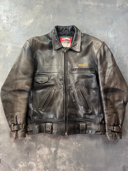 90’s Panther Leather Jacket [Size: XL]