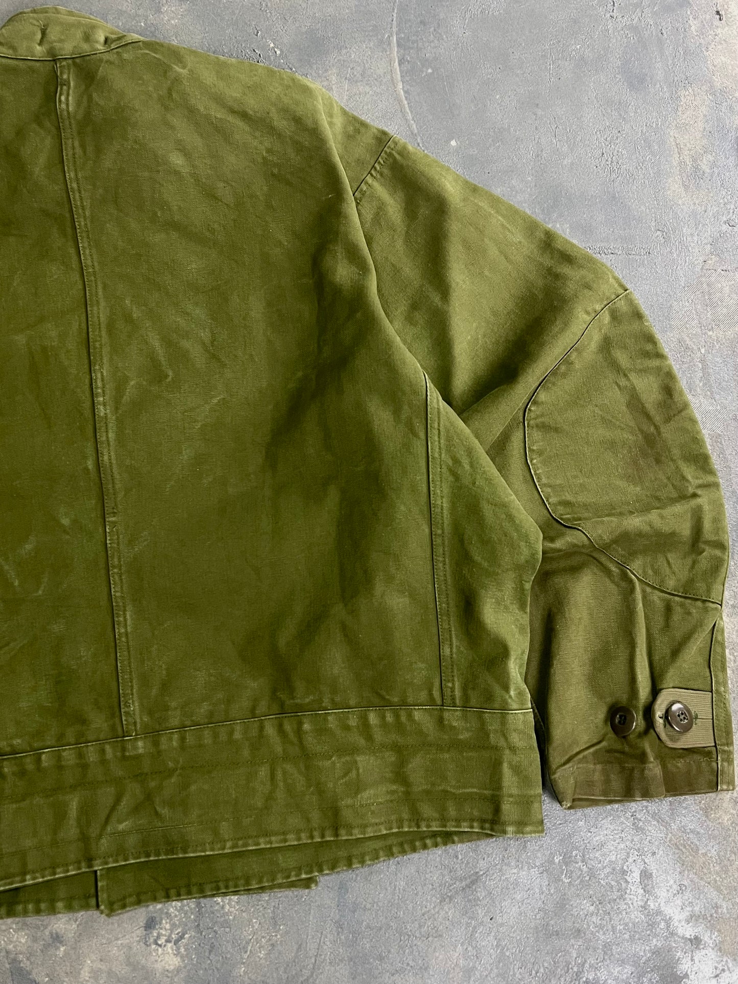 1960’ Swedish Army Motorcycle Canvas Jacket (L)