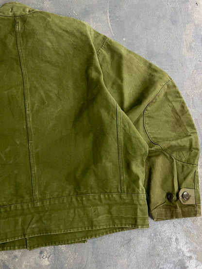 1960’ Swedish Army Motorcycle Canvas Jacket (L)