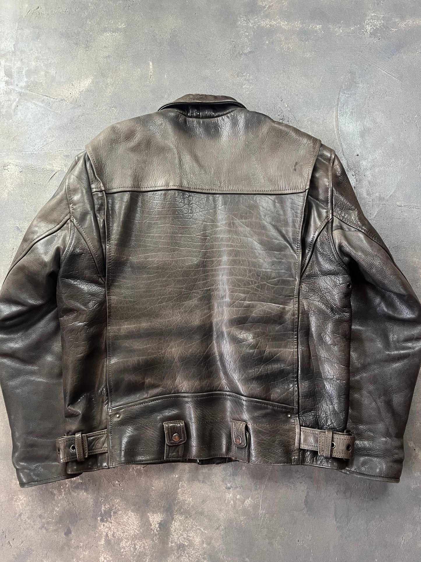 90’s Panther Leather Jacket [Size: XL]