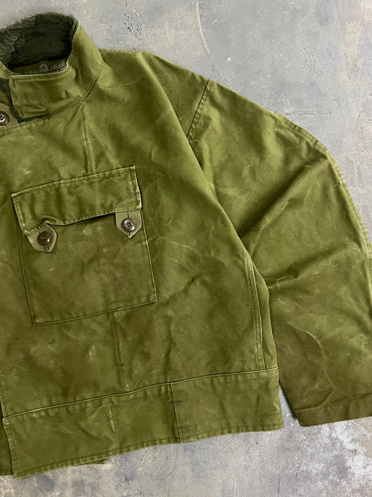 1960’ Swedish Army Motorcycle Canvas Jacket (L)