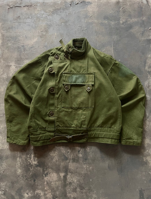 1960’ Swedish Army Motorcycle Canvas Jacket (L)