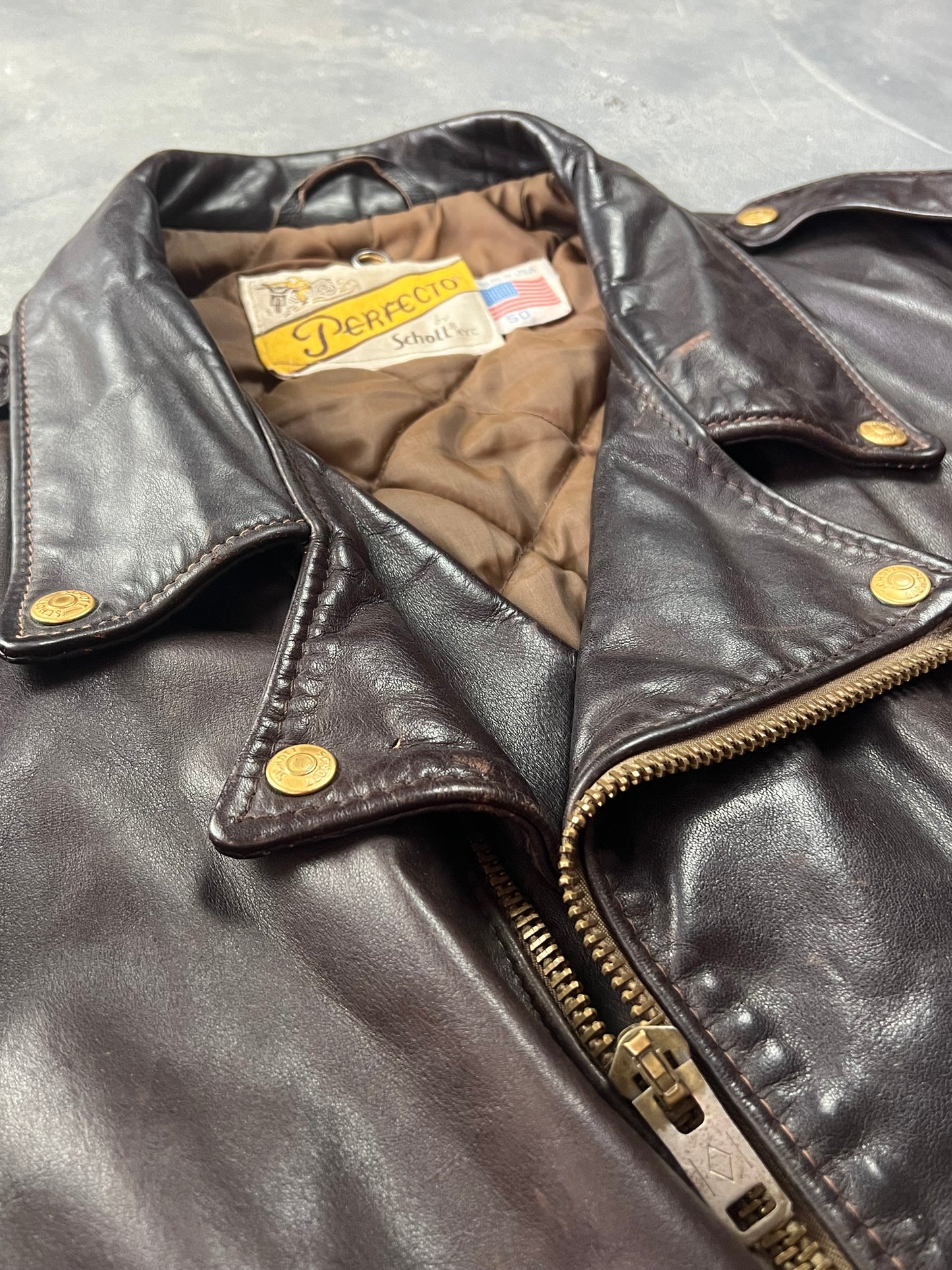 90’s Schott Perfecto 115 Made in USA [Size: XL]