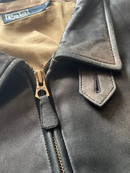 Ralph Lauren Leather Jacket (XL)