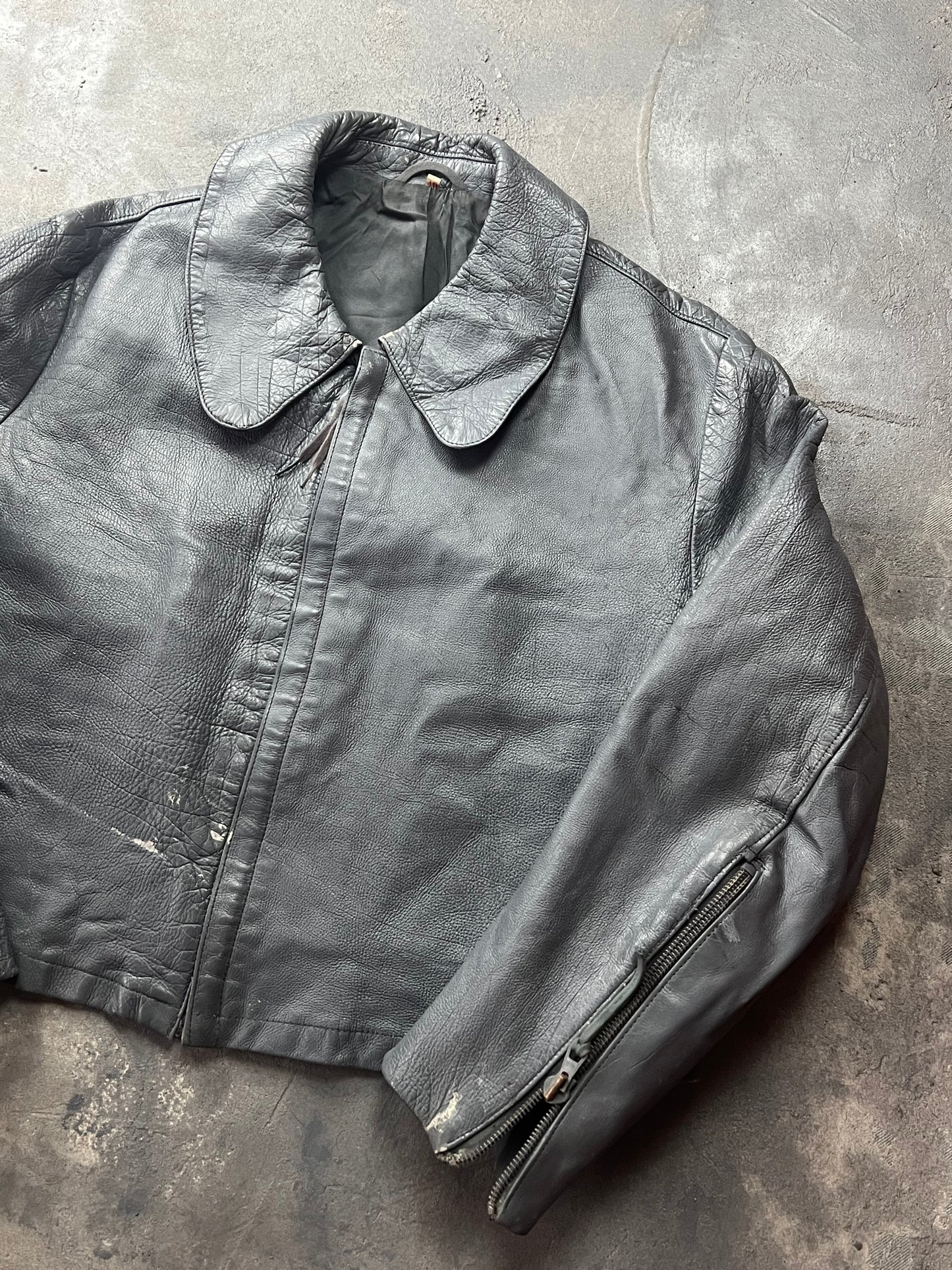 1966’ German U-boat Leather Jacket (S)