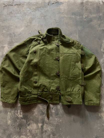 1960’ Swedish Army Motorcycle Canvas Jacket (L)