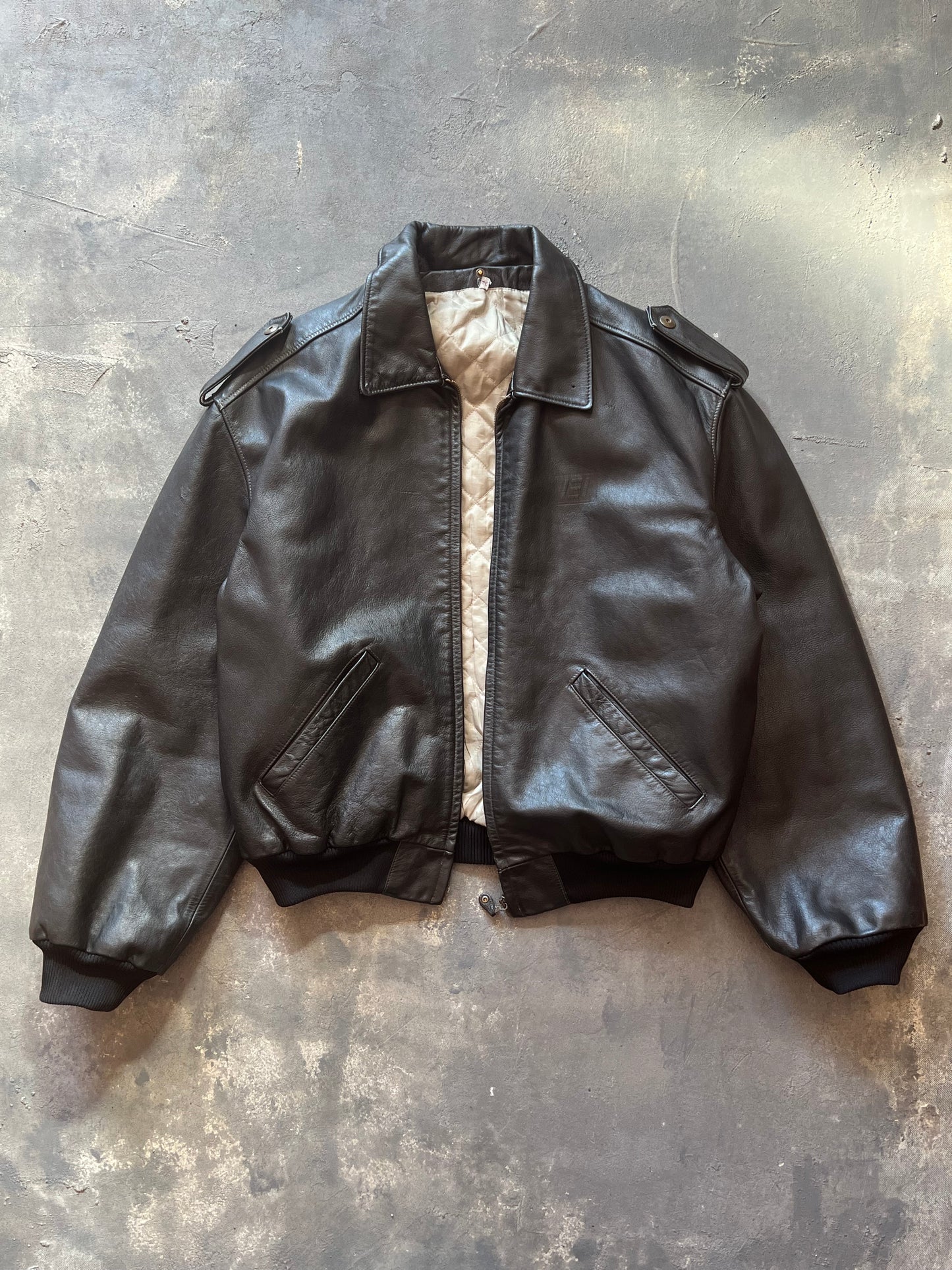 1997’ Carrista Leather Jacket Esercito Italiano (L)