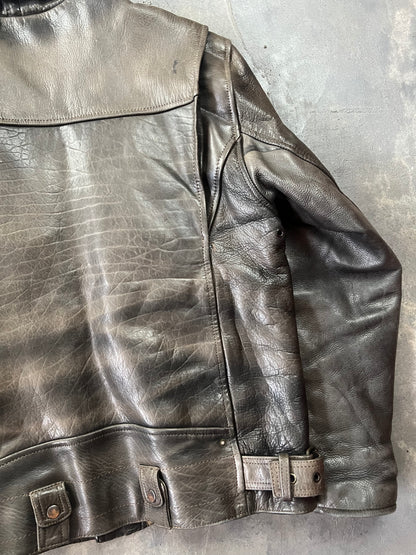 90’s Panther Leather Jacket [Size: XL]