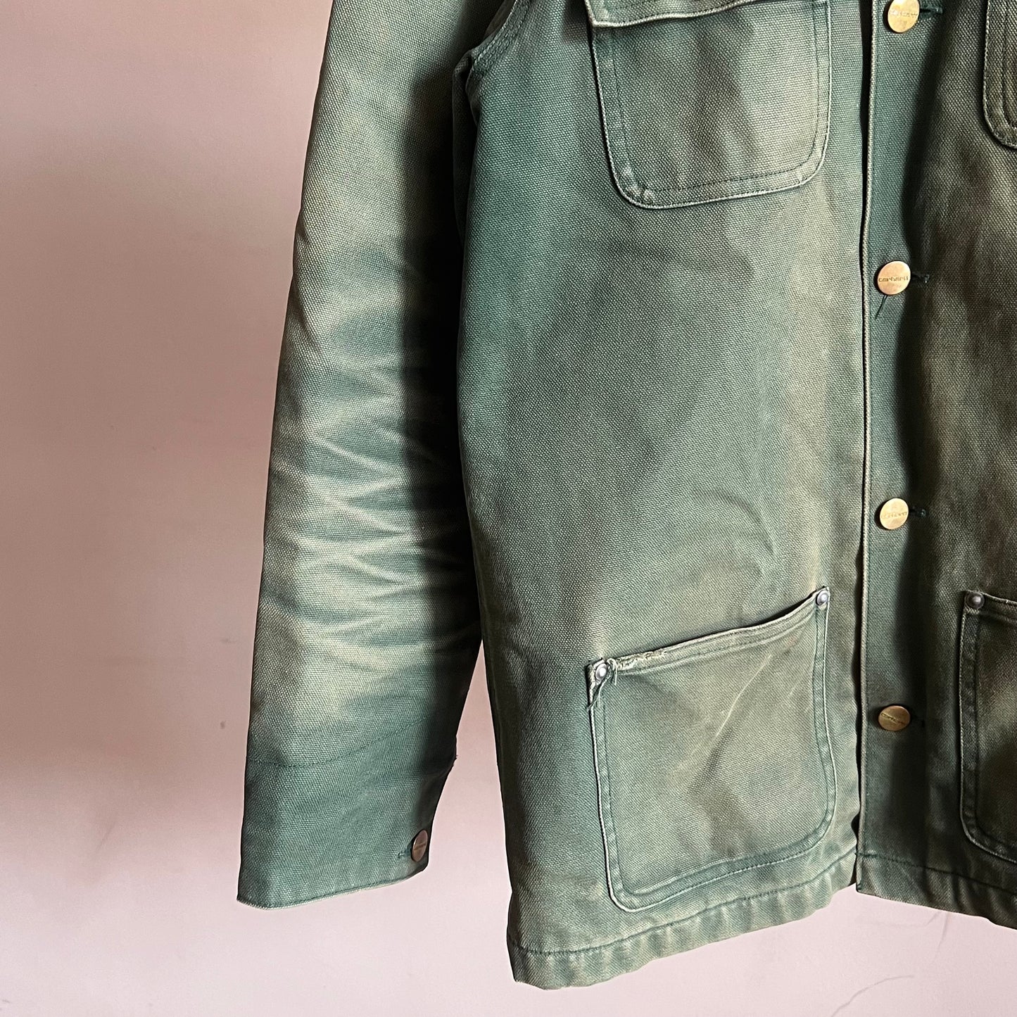 2000’ Carhartt Natural Fade Canvas Jacket (S)