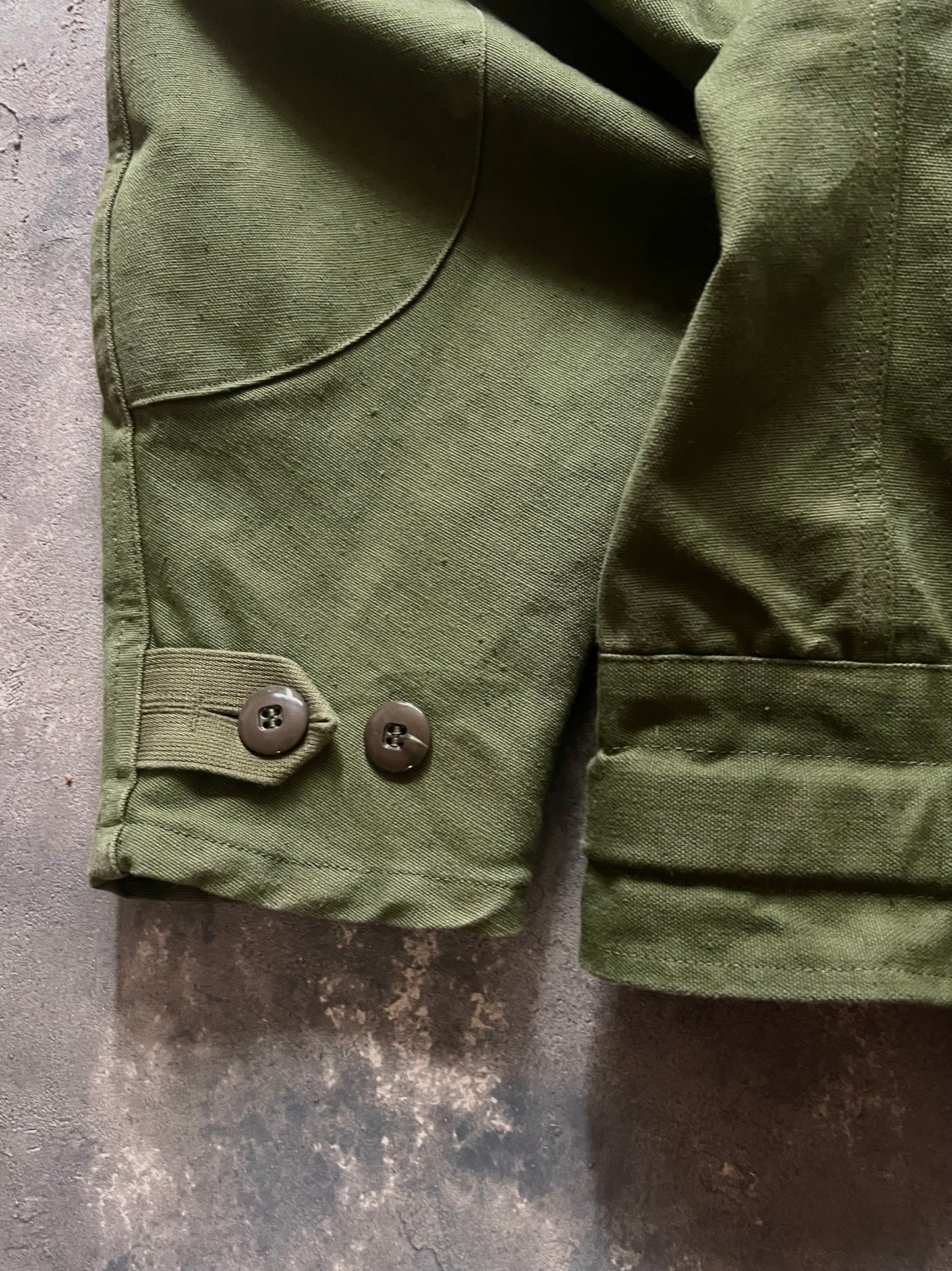 1960’ Swedish Army Motorcycle Canvas Jacket (L)