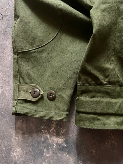 1960’ Swedish Army Motorcycle Canvas Jacket (L)
