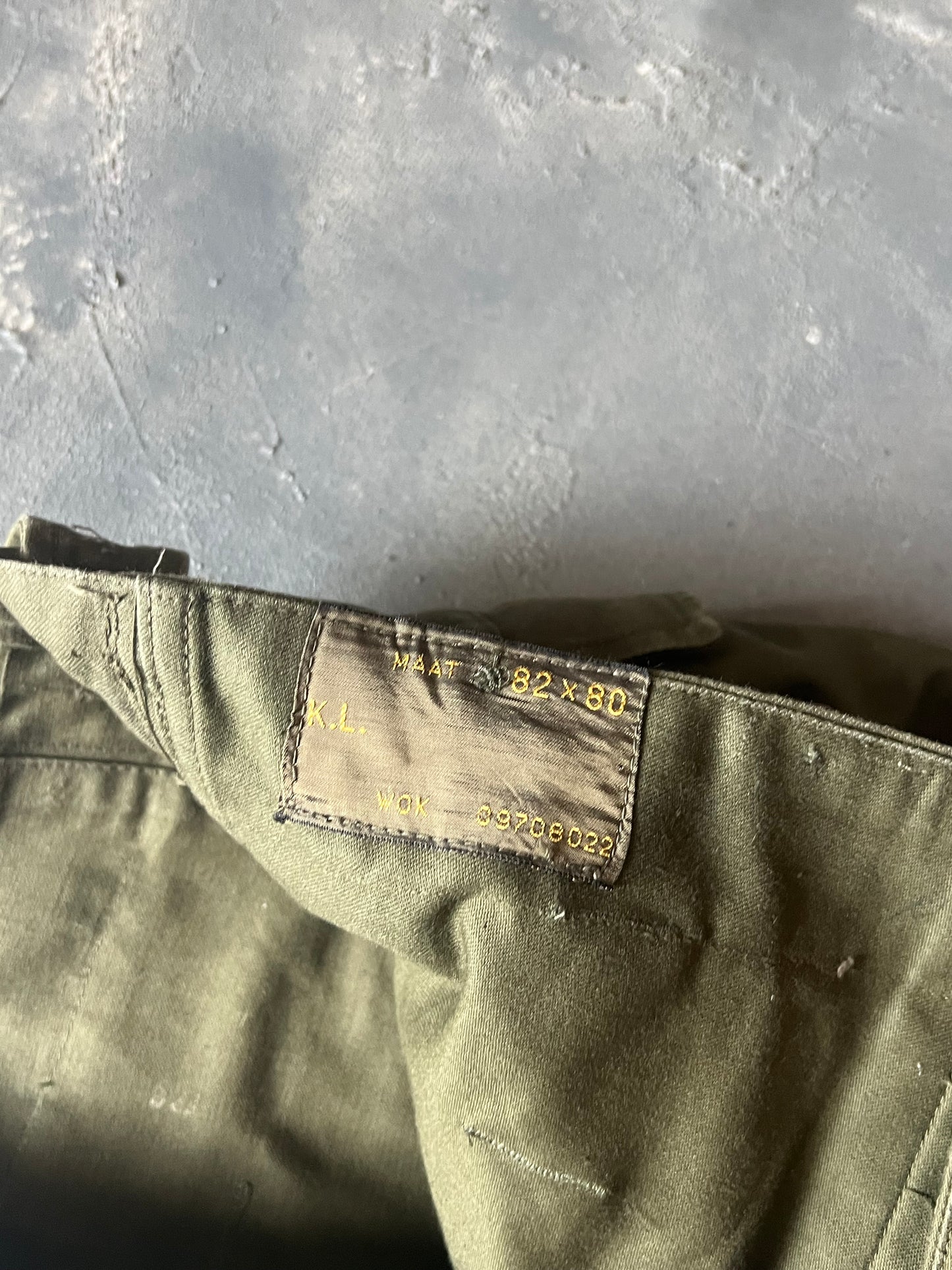 1980’ Dutch Army Cargo Baggy Pants (M)