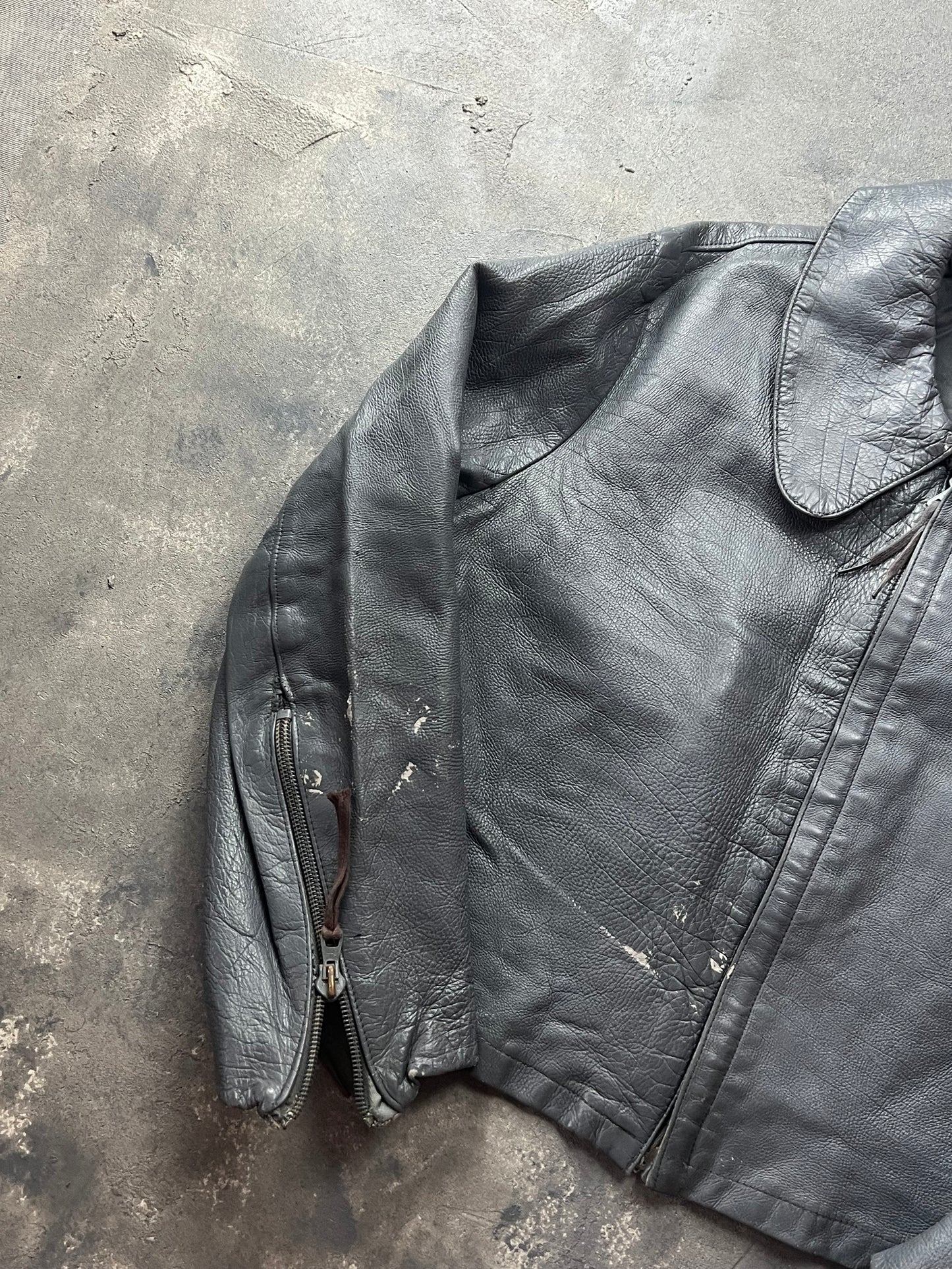 1966’ German U-boat Leather Jacket (S)