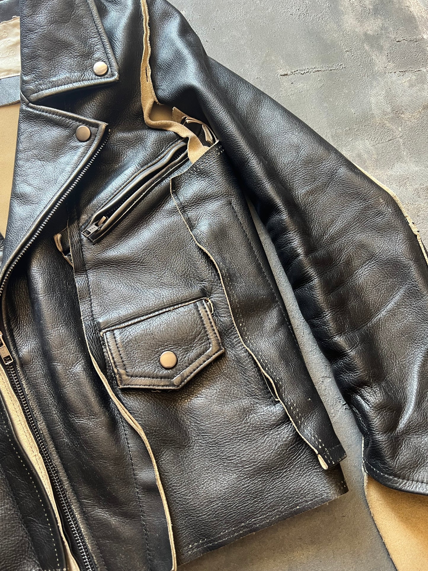 2012’ Maison Margiela X H&M Leather Jacket (M)