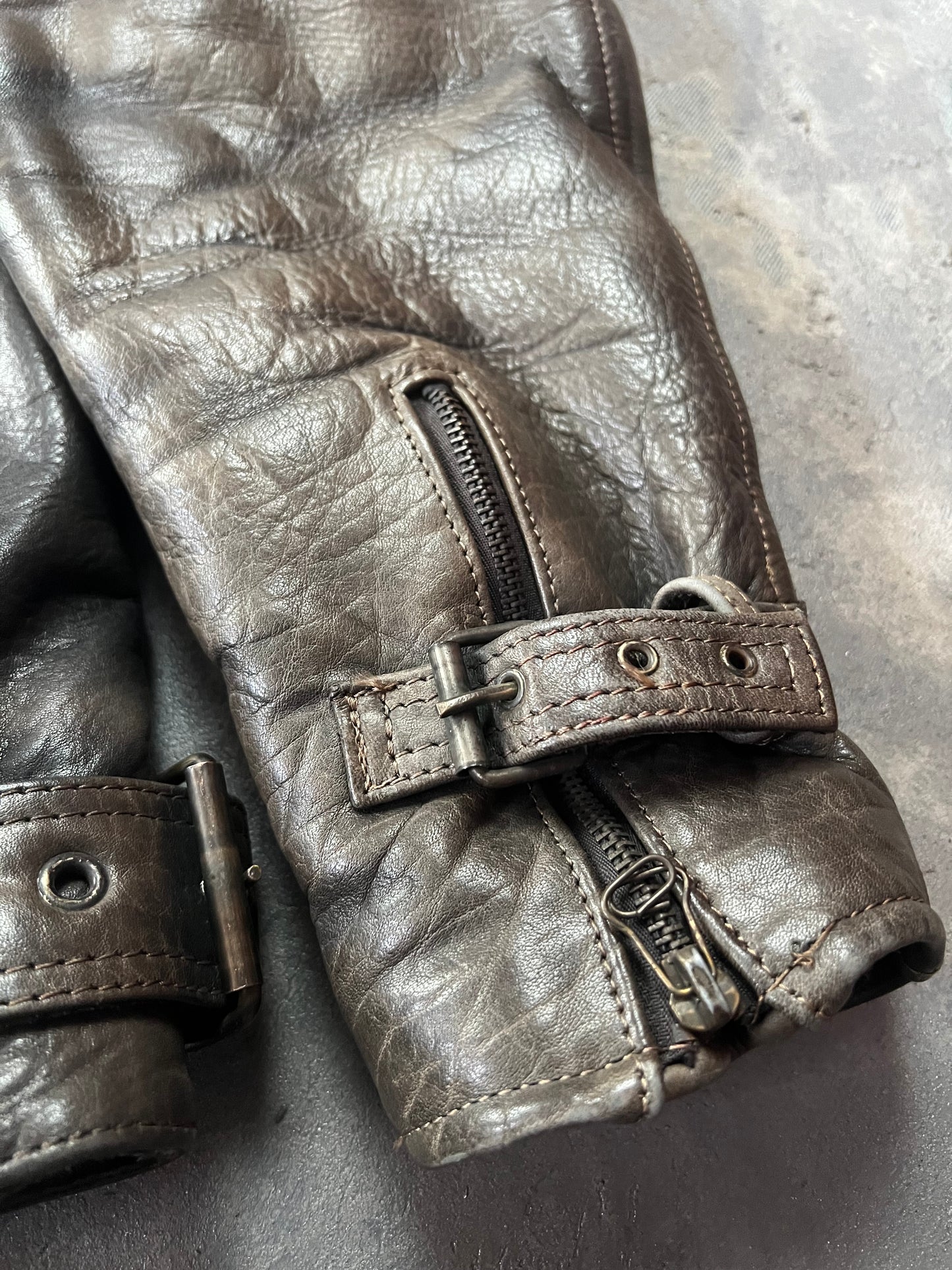 90’s Panther Leather Jacket [Size: XL]