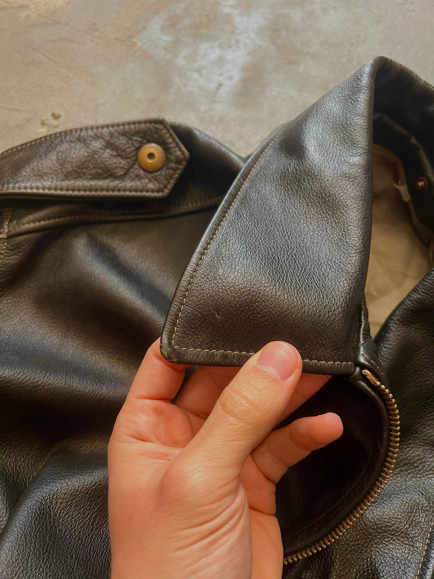 1997's Carrista Leather Jacket Esercito Italiano (L)