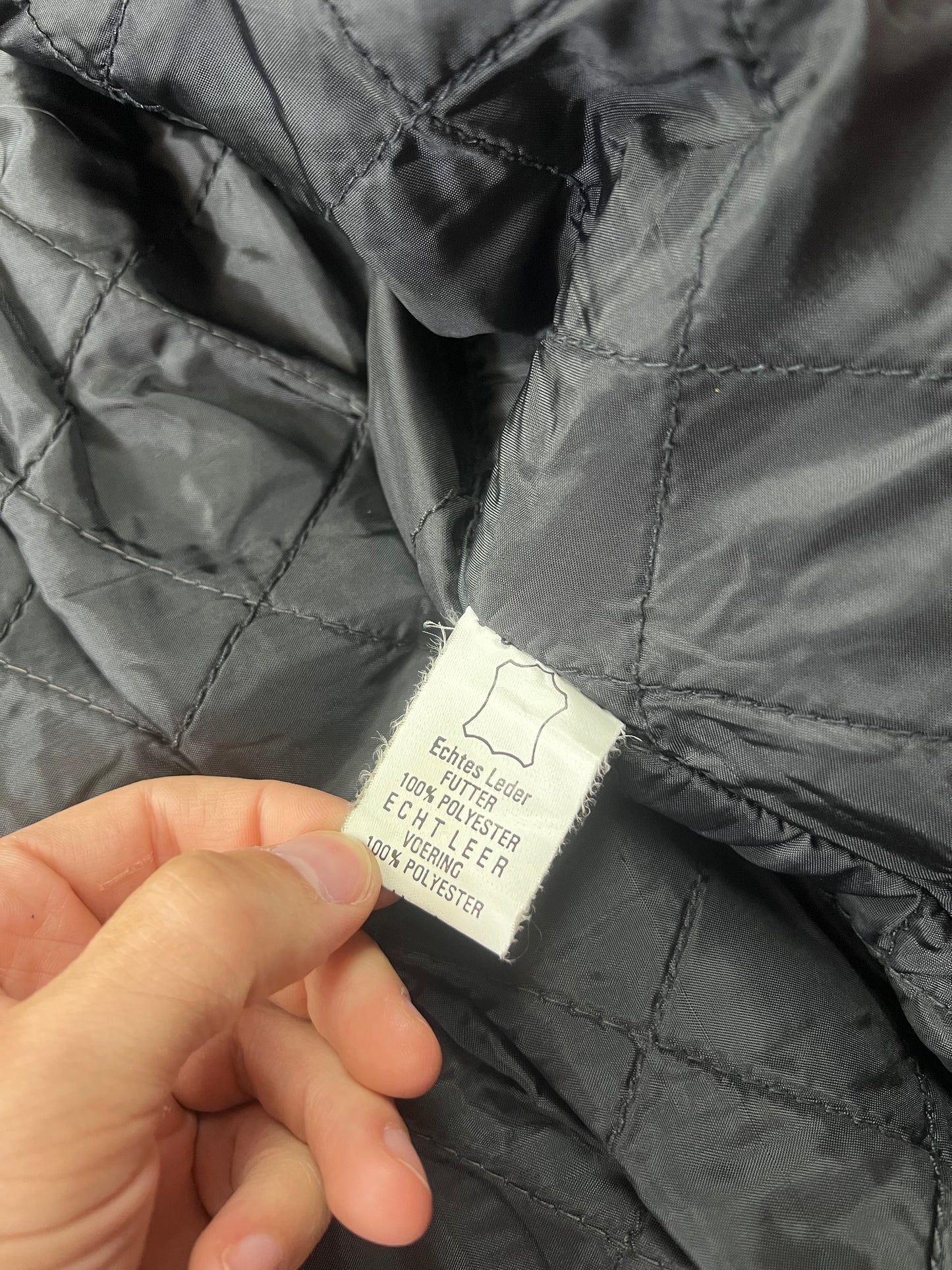 90’s Panther Leather Jacket [Size: XL]