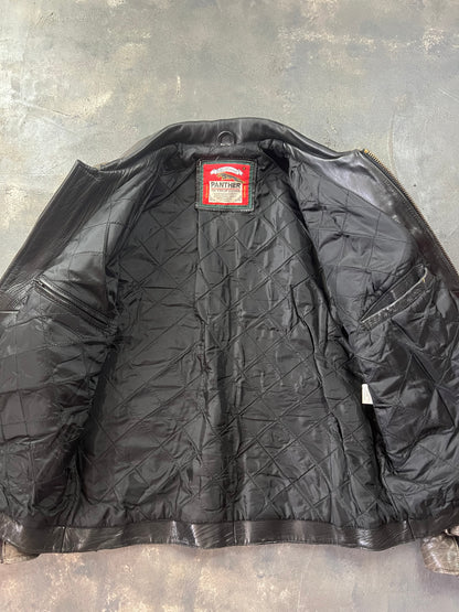 90’s Panther Leather Jacket [Size: XL]