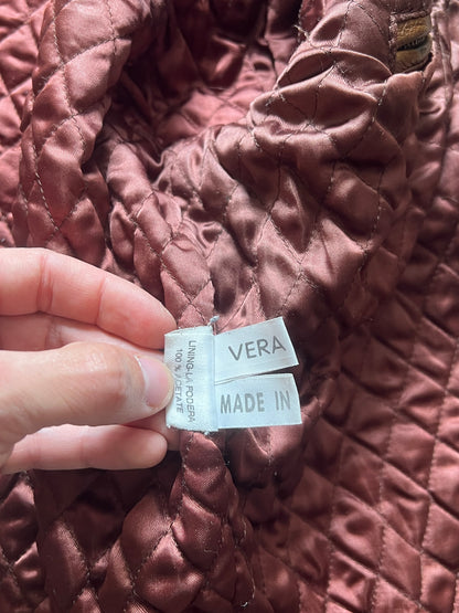 1990’ Red Tips Brown Leather Jacket (M)