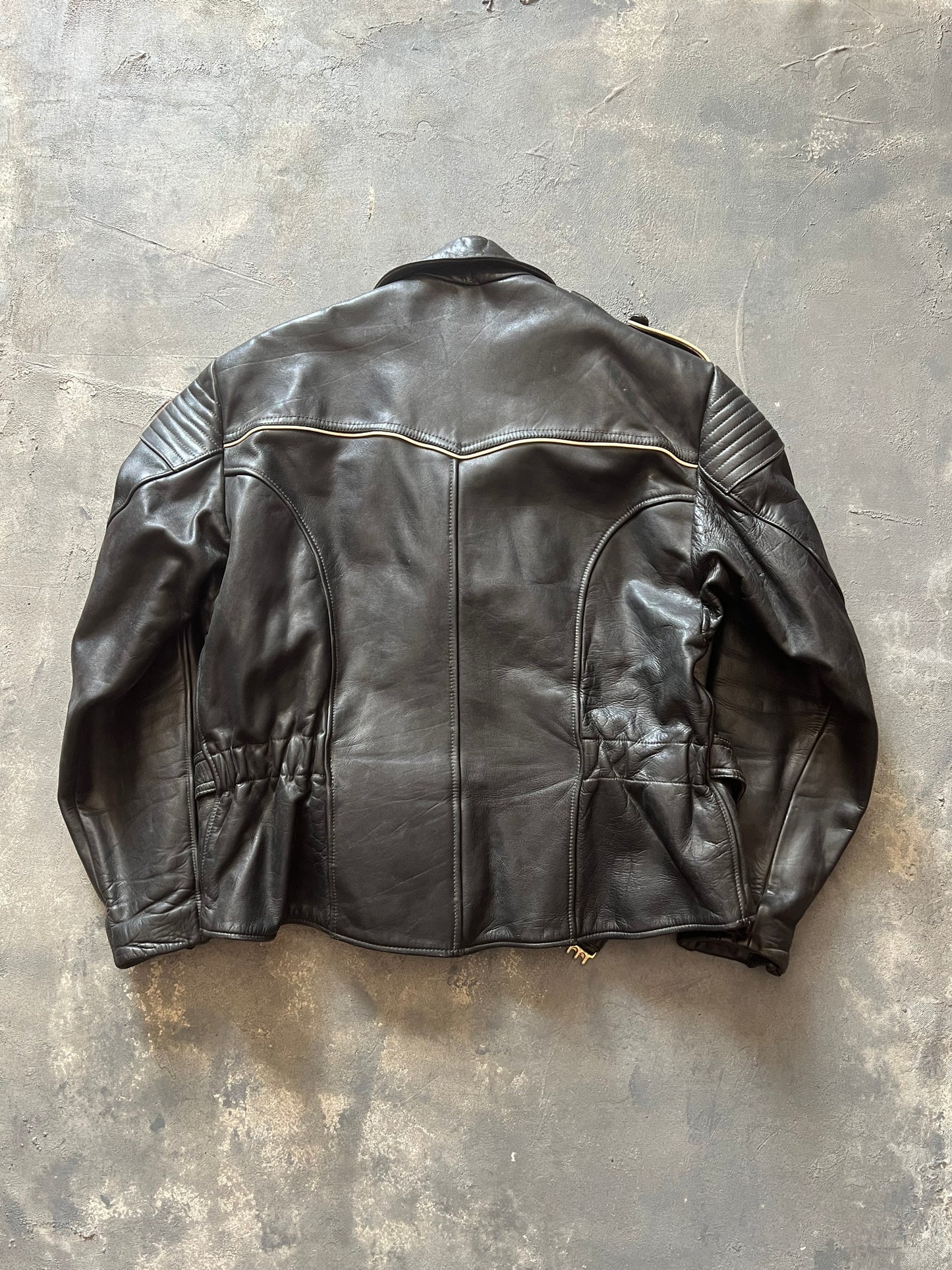 1950’ Biker Leather Jacket (M)