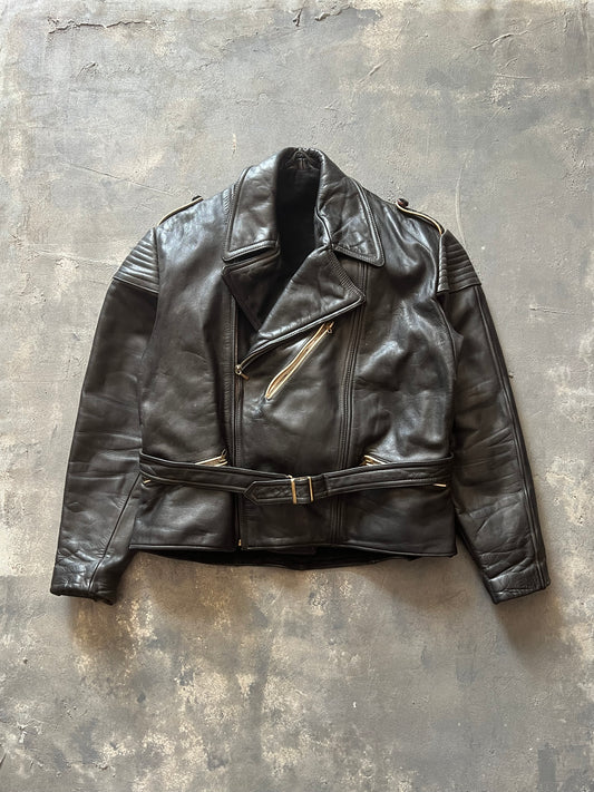 1950’ Biker Leather Jacket (M)