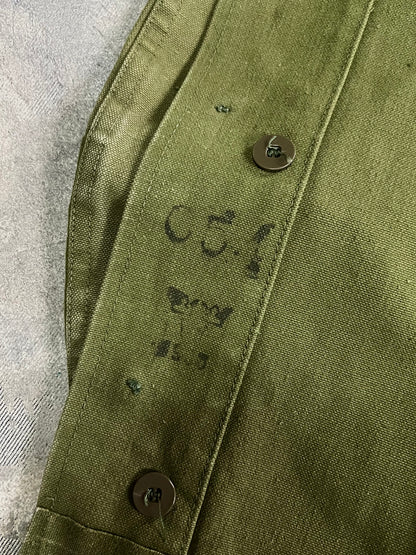 1960’ Swedish Army Motorcycle Canvas Jacket (L)