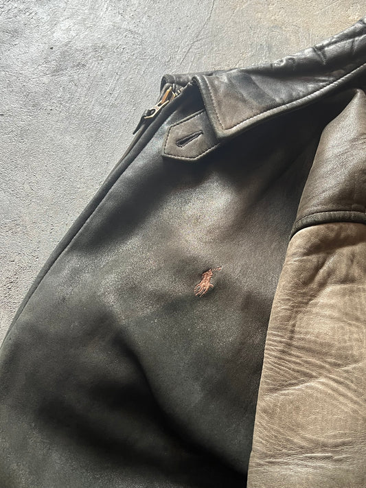 Ralph Lauren Leather Jacket (XL)