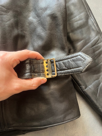 1950’ Biker Leather Jacket (M)
