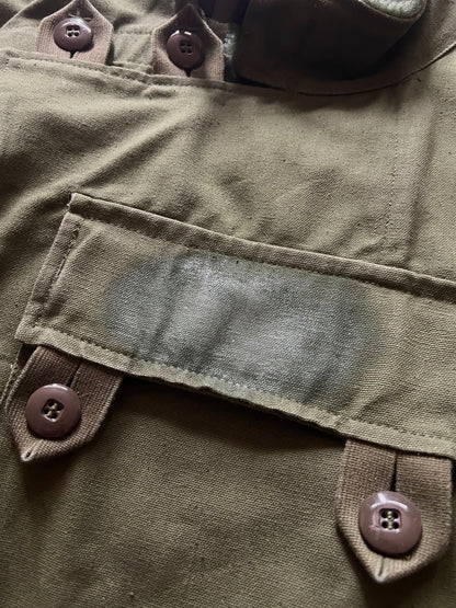 1960’ Swedish Army Motorcycle Canvas Jacket (L)
