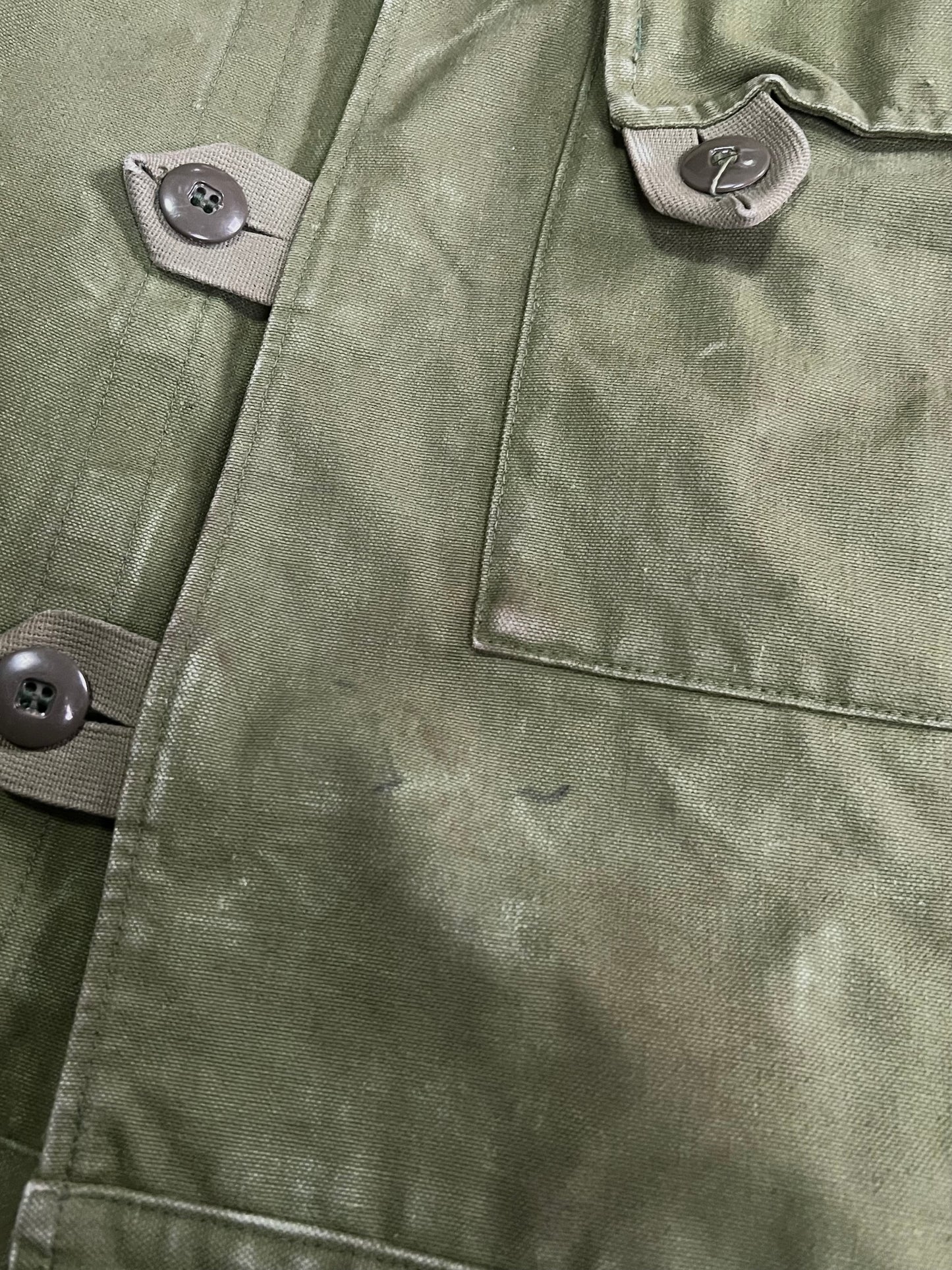 1960’ Swedish Army Motorcycle Canvas Jacket (L)