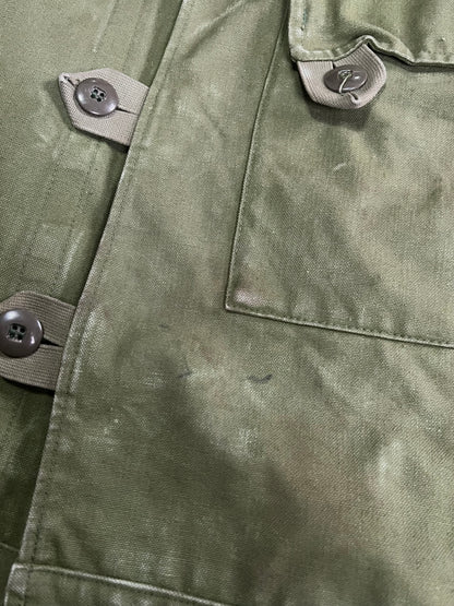 1960’ Swedish Army Motorcycle Canvas Jacket (L)