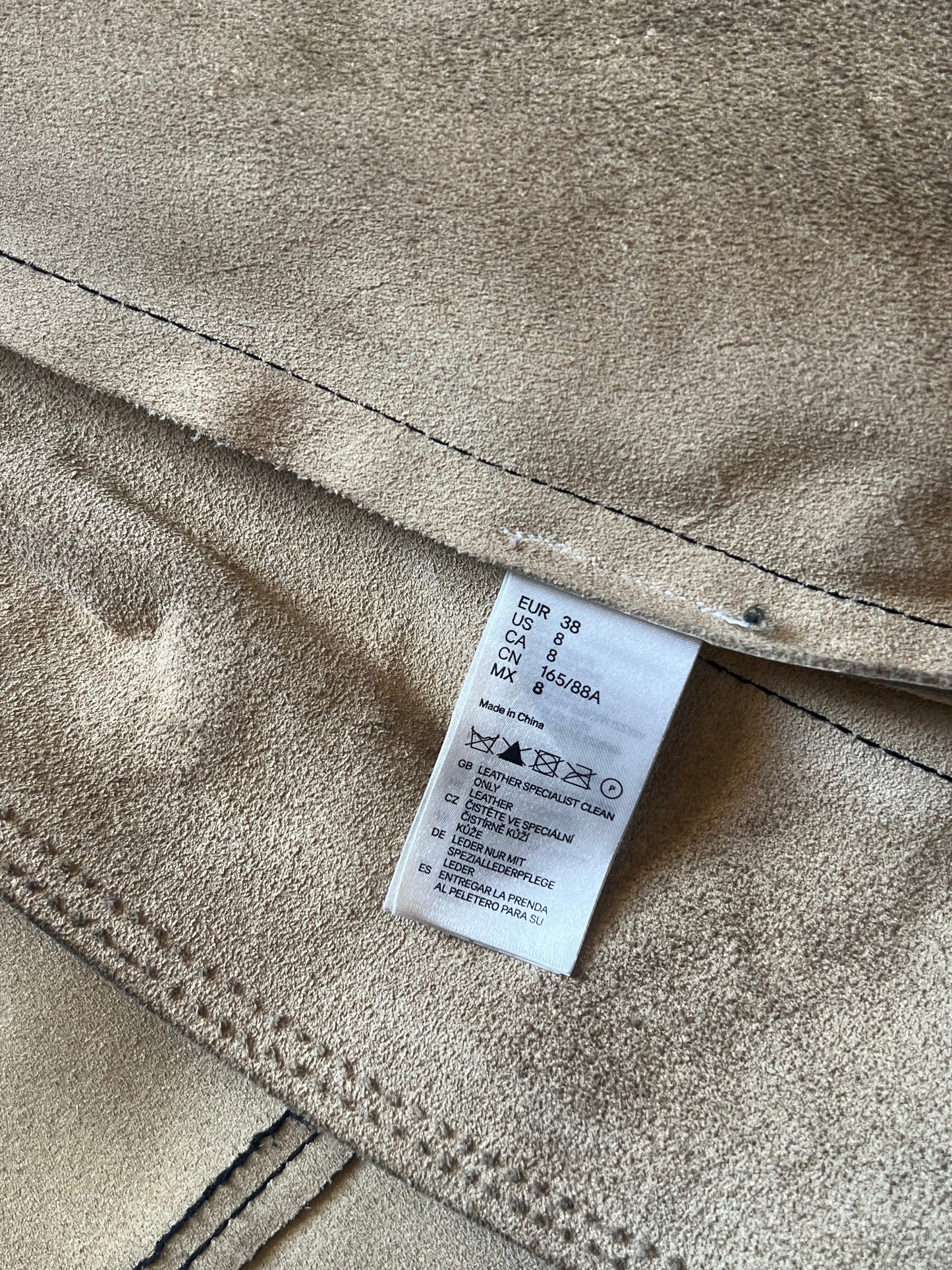 2012’ Maison Margiela X H&M Leather Jacket (M)