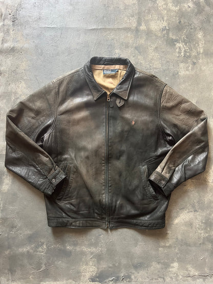 Ralph Lauren Leather Jacket (XL)