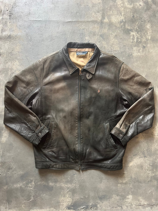Ralph Lauren Leather Jacket (XL)
