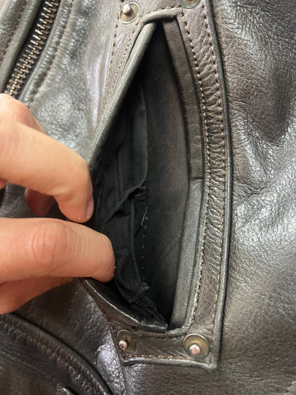 90’s Panther Leather Jacket [Size: XL]